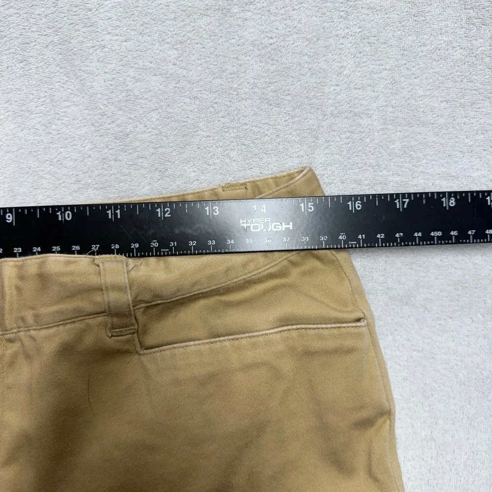 Lauren Ralph Lauren Adelle Khaki Chino Pants Tan Bootcut Stretch Trousers Mens 8